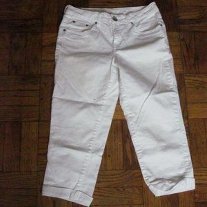 White Jeans Capris